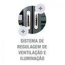 Ver imagem 4 de Janela Veneziana Multiflex Aço 6 Folhas Silenfort Sasazaki 100x200cm