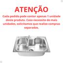 Ver imagem 3 de Cuba Gourmet Única Simples Cozinha Aço Inox com Acessórios