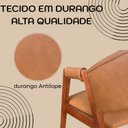 Ver imagem 4 de Conjunto 2 Poltronas Lithi Revestida em Durango Ideal para Recepções & Sala de Jantar