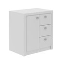 Ver imagem 5 de Armário de Escritório Baixo 3 Gavetas 1 Porta Me4111 Tecno Mobili - Branco