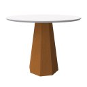 Ver imagem 1 de Mesa de Jantar Isis Ypê 100x100cm para 4 Cadeiras New Ceval