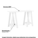 Ver imagem 2 de Mesa Cavalete Delta - Branco