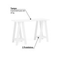 Ver imagem 3 de Mesa Cavalete Delta - Branco