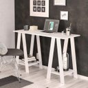Ver imagem 1 de Mesa Cavalete Delta - Branco