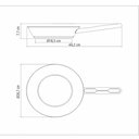 Ver imagem 4 de Frigideira Allegra em Aço Inox Fundo Triplo 24 Cm 2,1 L Tramontina 62666/240