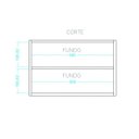 Ver imagem 4 de Armário para Lavanderia Aéreo Bs 31 06 Versa Brv Móveis