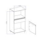 Ver imagem 2 de Armário Forno e Micro Pux Perfil ASM142 MovelBento