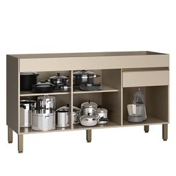 Balcão de Pia Line 150 Cm Vanilla - Kits Paraná - 2