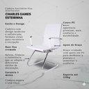 Ver imagem 2 de Cadeira Interlocutor Charles Eames Esteirinha Branca