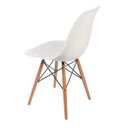 Ver imagem 2 de Cadeira Charles Eames Eiffel Base Madeira Branca