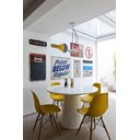 Ver imagem 7 de Cadeira Charles Eames Eiffel Base Madeira Cor Amarelo Moderna Sala Cozinha Escritório Pp-638-01