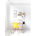 Ver mais imagens de Cadeira Charles Eames Eiffel Base Madeira Cor Amarelo Moderna Sala Cozinha Escritório Pp-638-01