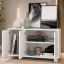Ver imagem 4 de Buffet Aparador 3 Portas BHO25 BP Fosco Branco - BRV Móveis