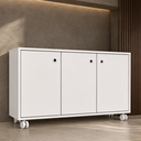 Ver imagem 1 de Buffet Aparador 3 Portas BHO25 BP Fosco Branco - BRV Móveis