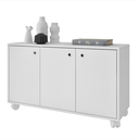 Ver imagem 5 de Buffet Aparador 3 Portas BHO25 BP Fosco Branco - BRV Móveis