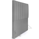 Ver imagem 6 de Kit Cabeceira Cama Box Casal 140cm com Calçadeira Recamier Baú Dália W01 Facto Cinza - Lyam