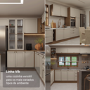 Ver imagem 7 de Torre Quente 70 cm 3 Portas Rustic/Crema Vik Madesa