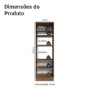 Ver imagem 2 de Torre Quente 70 Cm 3 Portas Rustic/crema Vik Madesa