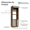Ver imagem 5 de Torre Quente 70 cm 3 Portas Rustic/Crema Vik Madesa