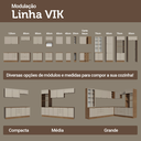 Ver imagem 2 de Torre Quente 70 cm 3 Portas Rustic/Crema Vik Madesa