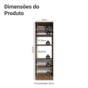 Ver imagem 4 de Torre Quente 70 cm 3 Portas Rustic/Crema Vik Madesa