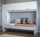 Ver imagem 1 de Guarda-roupa Solteiro 3 Portas com Cama Complementar Multimóveis