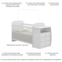 Ver imagem 5 de Berço Cômoda 3 Gavetas 0516