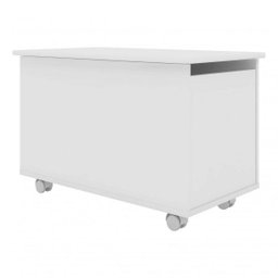 Baú Infantil Brinquedos 67,8cm com Rodízios Ba1080 Meu Fofinho - Branco - 2