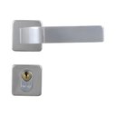 Ver imagem 2 de Porta de Madeira Semi-oca Padrão Imbuia Lisa Bat11 Cm Eco Fech Modena Externa 210x062-lado Esquerdo