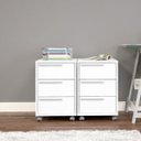 Ver imagem 3 de Gaveteiro com Rodízios Maia 3 Gavetas Branco - Politorno