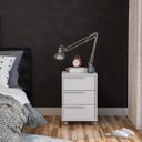 Ver imagem 2 de Gaveteiro com Rodízios Maia 3 Gavetas Branco - Politorno