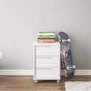 Ver imagem 4 de Gaveteiro com Rodízios Maia 3 Gavetas Branco - Politorno