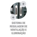 Ver imagem 2 de Janela Veneziana Multiflex Aço 6 Folhas com Grade Elo Silenfort Sasazaki 120x200cm