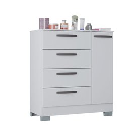 Cômoda Poquema 1 Pota 4 Gavetas - 2