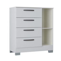 Cômoda Poquema 1 Pota 4 Gavetas - 3