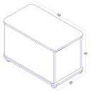 Ver imagem 3 de Baú Infantil com Rodízios Completa Móveis