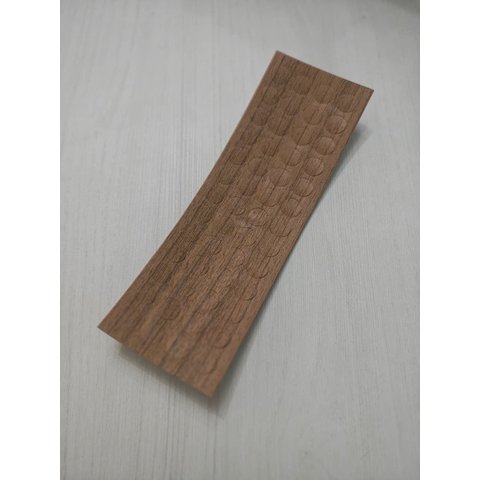 Tapa Furos Adesivo Madeirado Freijo Puro Duratex Pvc 13mm P Móveis 50un