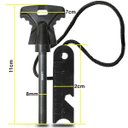 Ver imagem 2 de Pederneira Sobrevivência Lorben Magnésio Camping Acendedor de Fogo Abridor Garrafa