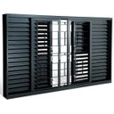 Ver imagem 1 de Janela Veneziana Multiflex Aço 6 Folhas com Grade Quadriculada Silenfort Sasazaki 100x150cm