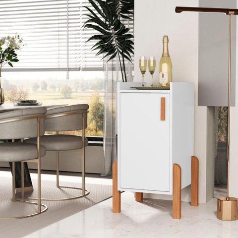 Aparador com 1 Porta Pordenone Branco