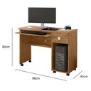 Ver imagem 2 de Mesa para Computador com Rodízios Vicenza