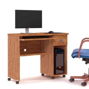 Mesa para Computador com Rodízios Vicenza