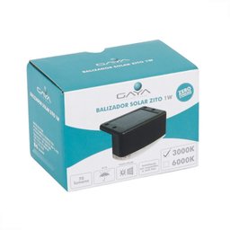 Balizador Solar Zito 1w 6500k - 3