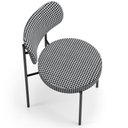 Ver imagem 2 de Cadeira Decorativa Estofada para Sala de Jantar Louise L02 Pied Poule - Lyam Decor