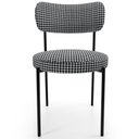 Ver imagem 6 de Cadeira Decorativa Estofada para Sala de Jantar Louise L02 Pied Poule - Lyam Decor