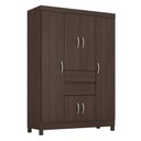 Ver imagem 1 de Guarda Roupa Casal Ecom Ii 6 Portas e 2 Gavetas Café Touch - Demóbile