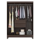 Ver imagem 3 de Guarda Roupa Casal Ecom Ii 6 Portas e 2 Gavetas Café Touch - Demóbile