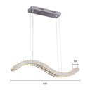 Ver imagem 4 de Lustre Pendente Nitrolux Ltp-015 Cromado Led Bivolt