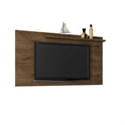 Painel Para TV Simples Ate 50 polegadas Chanel 1 Prateleira Madeira Rustica - 2