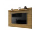 Ver imagem 2 de Painel Para Sala TV Ate 50 Polegadas Suspenso 1 Prateleira Flexível Kenzo Cinamomo